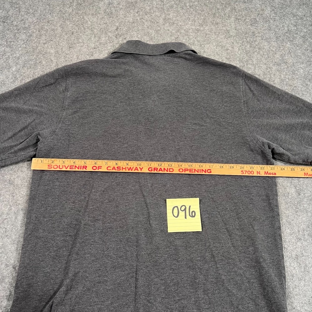 Brooks Brothers Gray Performance Knit Short‎ Sleeve Polo Shirt Men's Size XL - Picture 4 of 4